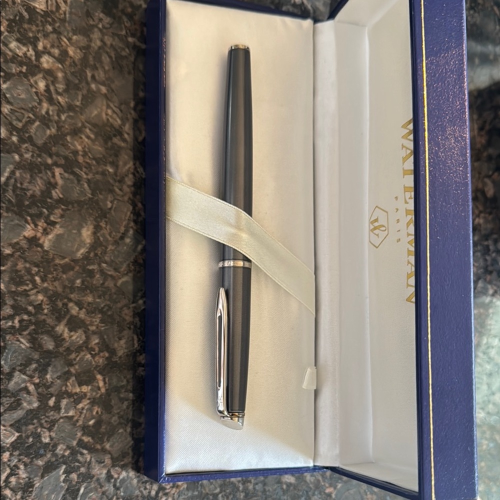Waterman Black and Silver Pen